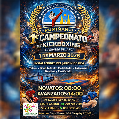 1er CAMPEONATO DE KICKBOXING RUMIÑAHUI